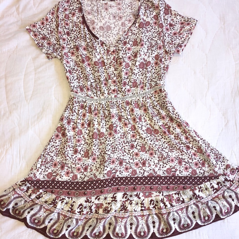 Bohemian Floral Dress